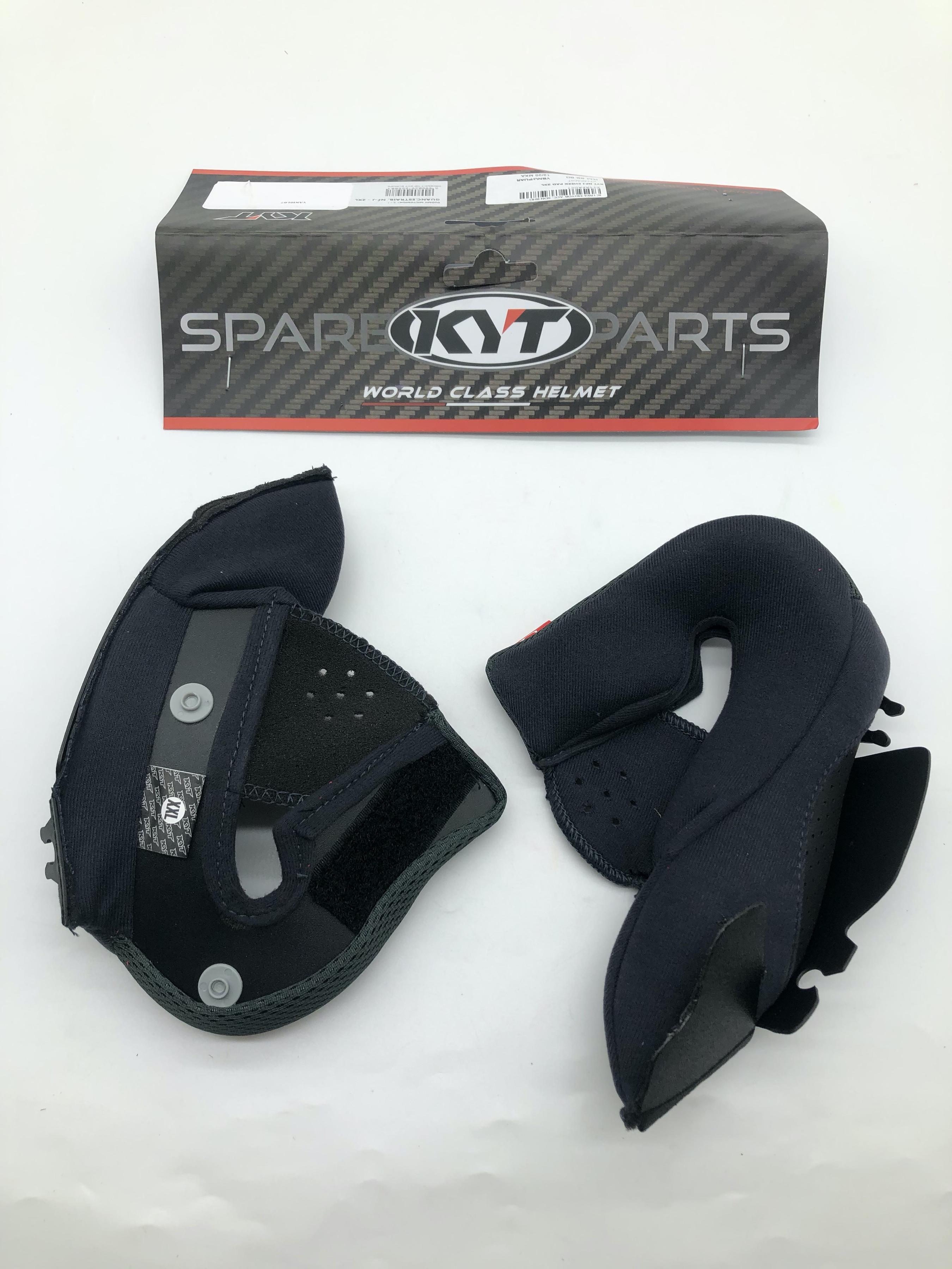 KYT NFJ CHEEK PAD XL/2XL SPONGE HELMET HELMET KYT NFJ 100 ORIGINAL KYT